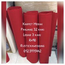 Hosts will have a chit chat session with guest artist to discuss what is happening from the award sh. Karpet Merah Hijau Putih Kuning Hitam Red Green White Yellow Black Carpet Wedding Carpet Needle Punch Karpet Shopee Malaysia
