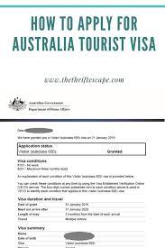 How To Apply For Australia Tourist Visa | Australia Tourist, Australia Visa,  How To Apply