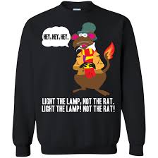 Light the lamp, not the rat. T Shirts Hoodies Sweatshirts The Muppet Christmas Carol Rizzo The Rat Shirts Light The Lamp Not The Rat Teesmiley
