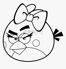 Radkenz artworks gallery angry birds coloring page the bomb angry. Free Png Download Girl Angry Birds Coloring Pages Png Gree Angry Birds Drawing Transparent Png Kindpng