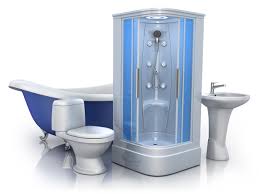 Bathroom Equipment On White Background Done In 3d Home Interior Home Decor