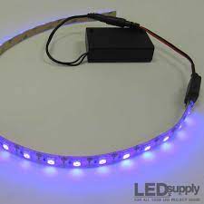 Purple Uv 3aa Led Strip Kit Led Strip Black Light Led Led Kit