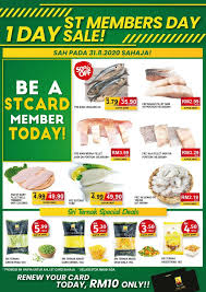 Block 7h, 7j & 7k, batu 7 1/2, jalan rawang, selayang,68100 batu c aves, selangor, my. 31 Aug 2020 St Rosyam Mart St Members Day Promotion Everydayonsales Com