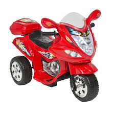 Kids Ride On Motorcycle 6v Toy Battery Powered Electric 3 Wheel Power Bicyle Red Kids Ride On Powered Bicycle Ride On Toys