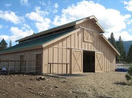 My husband built our horse barn with the help of our amish neighbor. Horse Barn Construction On A Budget Hansen Pole