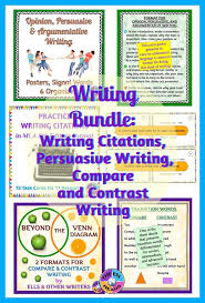 Compare Contrast Writing Opinion Persuasive Writing Mla Citations Bundle Argumentative Writing Persuasive Writing Opinion Writing
