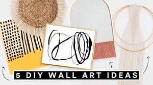 Scroll through these wall decor ideas for every type of person: 5 Diy Wall Art Decor Ideas Affordable Cute Room Decor Youtube