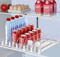 Amazon.com: Drink Organizer for Fridge,Self Pushing Fridge ...