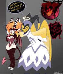 ❤️🦌LadyGValentine🦌🖤 on X: Adams dynamic in HappilyEverHellbound I  just had to draw something really dumb XD Adam AdamHazbinHotel  alastorhazbinhotel Alastor Radiodoe t.coFWqIbTSGTG  X