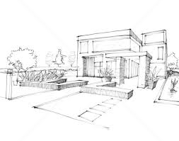 Maison Croquis Design Blanche Papier Photo Stock C Chatuporn Sornlampoo Sayhm Sketch Design Architecture Design Sketch Architecture Concept Drawings
