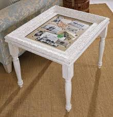 Frame Table Picture Frame Crafts Home Diy Old Picture Frames