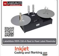 LabelMate RRR-330-A Reel to Reel Label Rewinder - Tabletop Label Rewinder