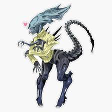 Alien Xenomorph Queen Keyhole Sweater Bumper Sticker Vinyl Decal 5