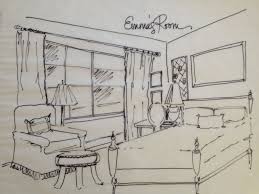 Sketch Or Bedroom In Progress Interior Design Drawings Furniture Design Modern Interior Design Bedroom