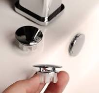2-Pack Sink Overflow Cover Rings | Copper Basin Overflow Insert For 22-24mm  Holes, Corrosion-Resistant & Tool-Free Fit