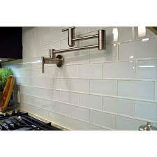 Stick Glass Backsplash Tile