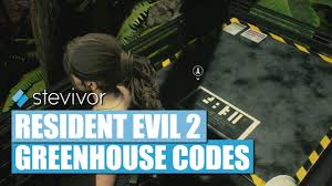 Check spelling or type a new query. Resident Evil 2 Greenhouse Codes Guide Reduce Your Footprint Stevivor