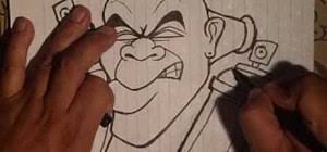 How To Draw A Graffiti Tag Character With Spraycans By Wizard Graffiti Urban Art Wonderhowto