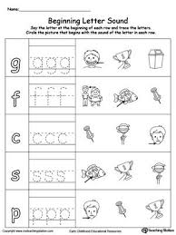 Trace And Match Beginning Letter Sound In Words Letter Sounds Word Families Word Family Worksheets