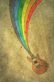 Rainbow Guitar Iphone 4s Wallpaper Pin What You Like Iphone Wallpaper Wallpaper Guitar