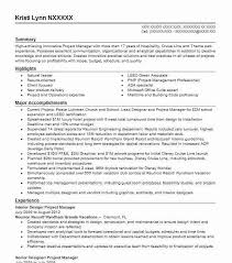 Check out this project manager resume sample guide to getting it right. Project Manager Interior Fit Out Resume Example Company Name Mililani Hawaii