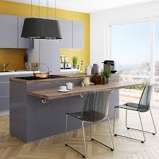 Finition de mobilier en laque mate ou en mélamine structurée. L Amenagement D Une Cuisine Ouverte En 10 Photos Blog But