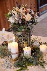 It's the most wonderful time of the year and the perfect time for a wedding celebration. Bohemian Winter Inspiration Wedding Shoot Winter Wedding Decorations Christmas Wedding Table Christmas Wedding Table Centerpieces