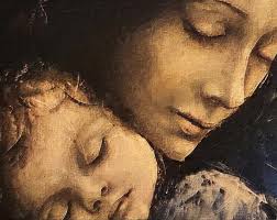 Mother Mary and Baby Jesus Art Print: Holy Family Oil Painting (Digital  Download)