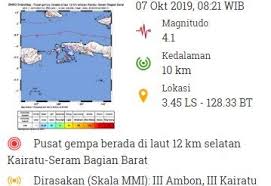 A.13.00 wib b.14.00 wib c.15.00 wib d.17.00 wib. Gempa M 4 1 Guncang Seram Bagian Barat Siswa Sd Di Ambon Berhamburan Keluar Ruangan Bagian 1