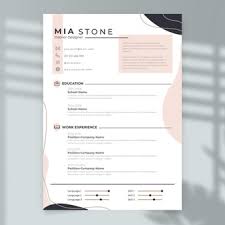 Check spelling or type a new query. Free Cv Template Vectors 4 000 Images In Ai Eps Format