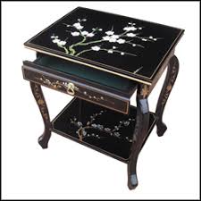 Maybe you would like to learn more about one of these? Black Lacquer Hand Painted Furniture Blossom End Table Buy Online