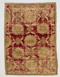 Piece Italian Or Spanish Textiles Medieval Art Fabric