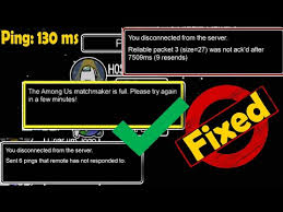 How To Fix Among Us You Disconnected From The Server Pc Fix Ping In Among Us Fix Lag In Among Us Youtube