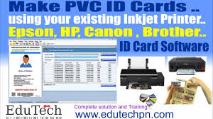 The cards can be ordered via a professional printing planning before you begin creating and ordering your id card(s) will make the process easier and ensure that you get exactly the kind of card you need. Epson Canon Id Card Software India Cardmaster Pvc Id Software Epson L805 Zebra Magicard Printers Youtube