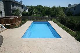 Composite Pools Venus In Ground Fiberglass Pools Plainfield Illinois Backyard Pool Fiberglass Pools Pool