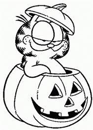 Printable garfield halloween coloring pages. Pin By Andrea Franco On Dibujos De Garfield Para Colorear Halloween Coloring Pages Halloween Coloring Disney Coloring Pages
