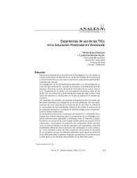 No lo colguéis desde vuestro site. Pdf Experiencias De Uso De Las Tics En La Educacion Preescolar En Venezuela