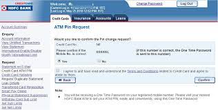 Hdfc credit card holders can change the address of correspondence offline in two different ways: How To Change Hdfc Credit Card Atm Pin Online