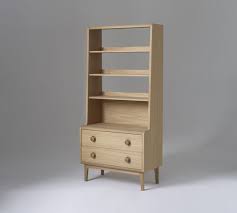 China modern wooden solid wood legs bookcase with drawers. Collection 1 Contemporary Oak Bookcase From Living Room