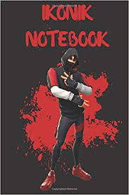 ►fortnite support a creator code: Ikonik Notebook Fortnite Collection Sketchbook Diary Journal For Boys For A Gift To School 6 X 9 Wide Ruled 100p Zonkedart Amazon De Bucher