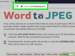 Furthermore, the online pdf converter offers many more features. 3 Ways To Change A Word Document To Jpeg Format Wikihow