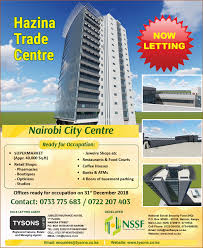 We did not find results for: Nssf Kenya Growing You For Good Hazina Trade Centre Advert
