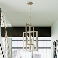 Wade Logan Dendron 4 Light Lantern Geometric Chandelier Reviews Wayfair