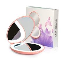 Wobane Led Travel Makeup Mirror 3 5 Inch Lighted Compact Mirror 10x Magnification Handh Amazon Affiliate Travel Makeup Mirror Travel Makeup Makeup Mirror