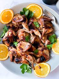 The right appliances make small kitchens more comfortable. Butterflied Quail With An Orange Cumin And Brown Sugar Glaze Katy S Food Finds