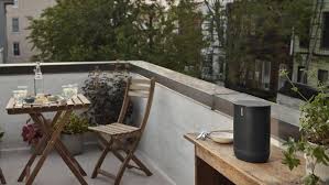 Perfekter Sound In Wohnzimmer Und Garten Im Freien Sonos Garten