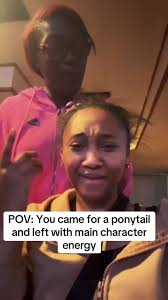 Edges laid, Pony slayed🔥! #fypシ #hairstylistsoftiktok #like #fire