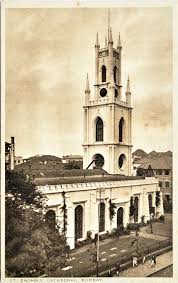St Thomas Cathedral British Era Bombay ...