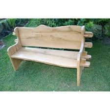 Holzbank Mit Ruckenlehne Larche In 2020 Medieval Furniture Diy Projects Cans Plastic Patio Chairs