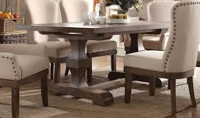 Especially those with top of rectangular shape. Leonel 72 Trestle Dining Table In Brown Distressed Wood Finish